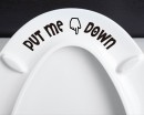 Put Me Down Quote Wall Stickers Home Lettering Quote Wall Decal